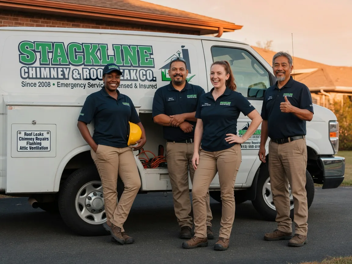Chimney flashing repair company in Mendon, OH